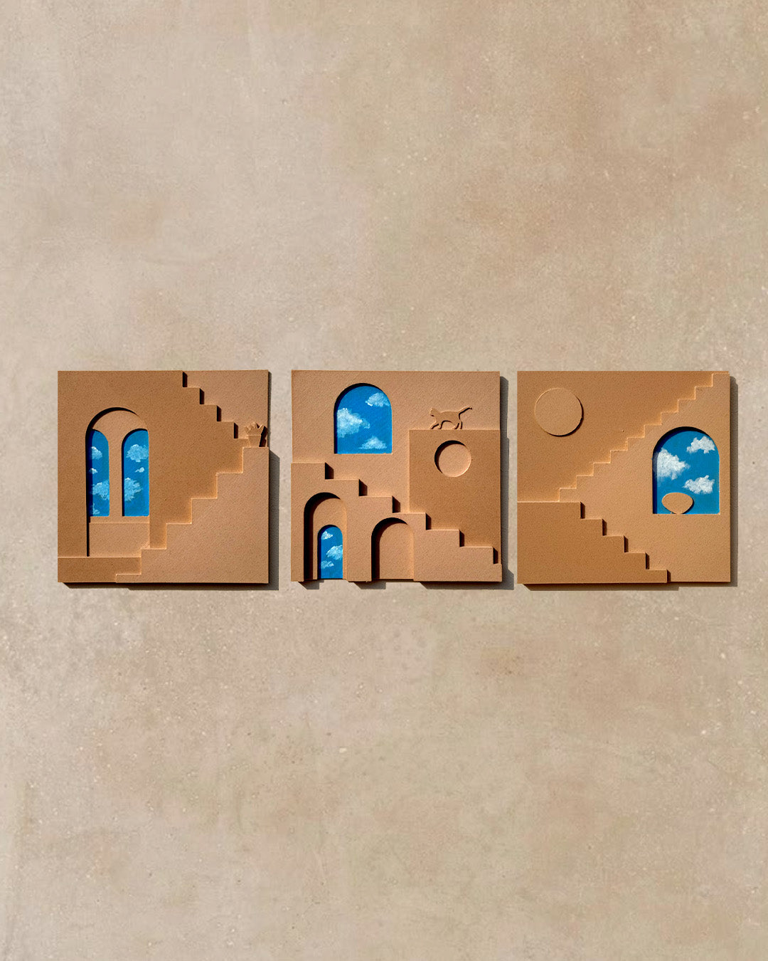 Cat & Pot Wall Art