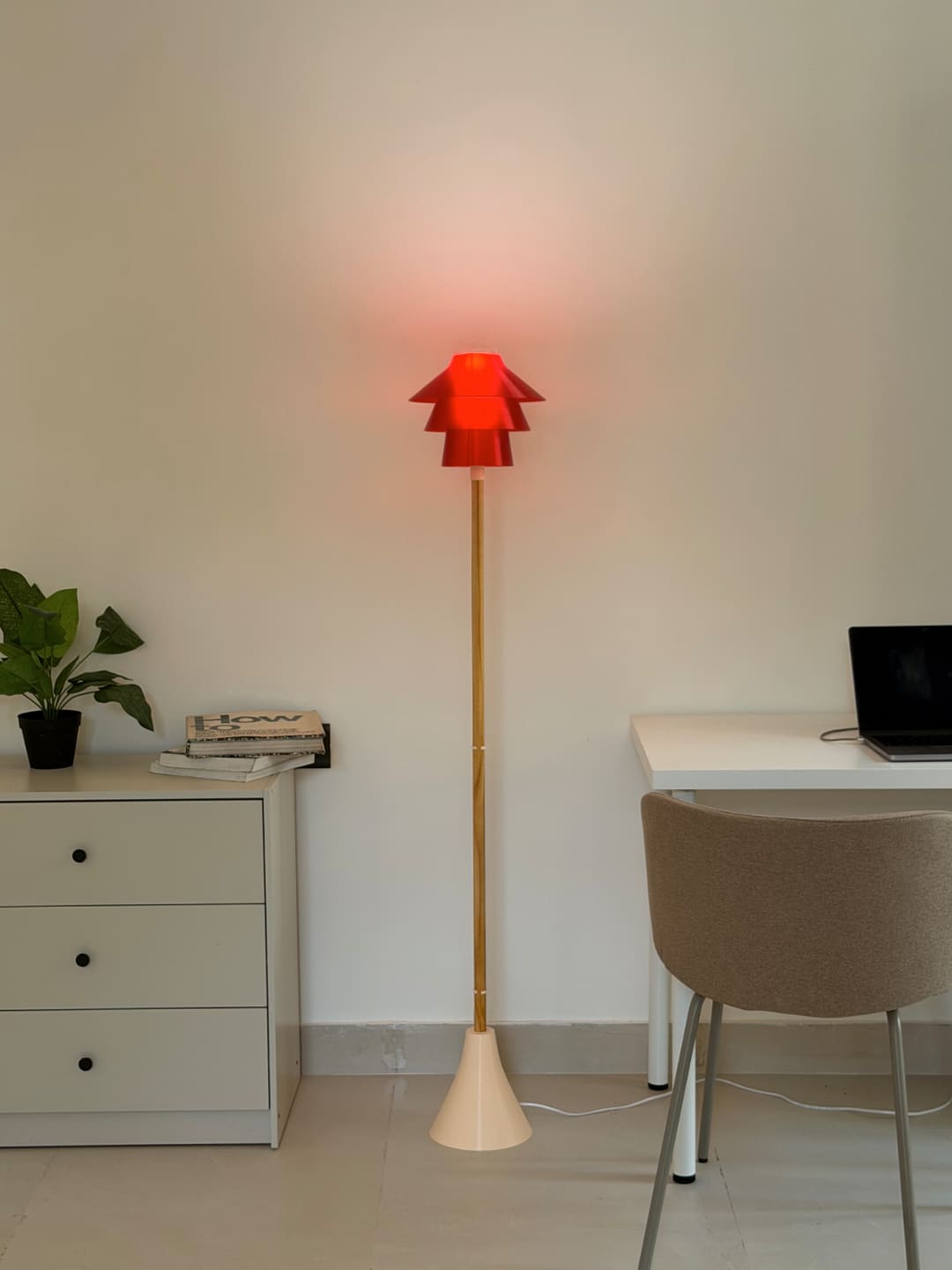 Aalto Wood Floor Lamp