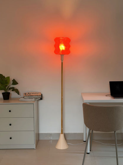 Ripple Wood Floor Lamp