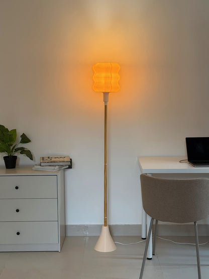 Ripple Wood Floor Lamp