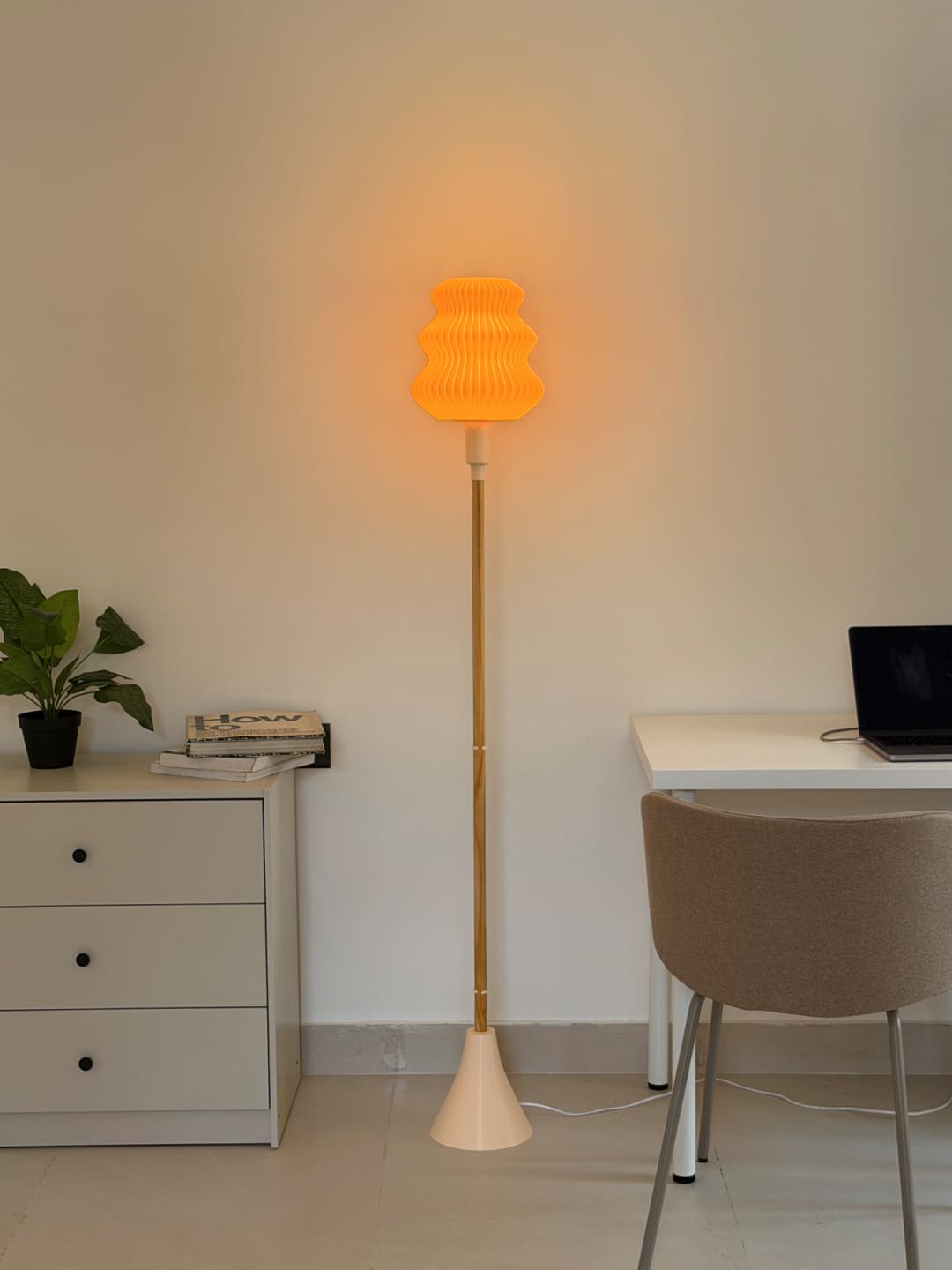 Solis Wood Floor Lamp
