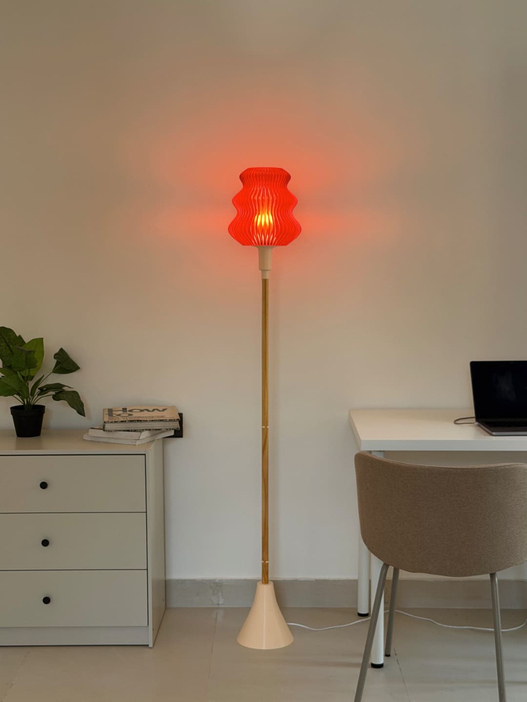 Solis Wood Floor Lamp