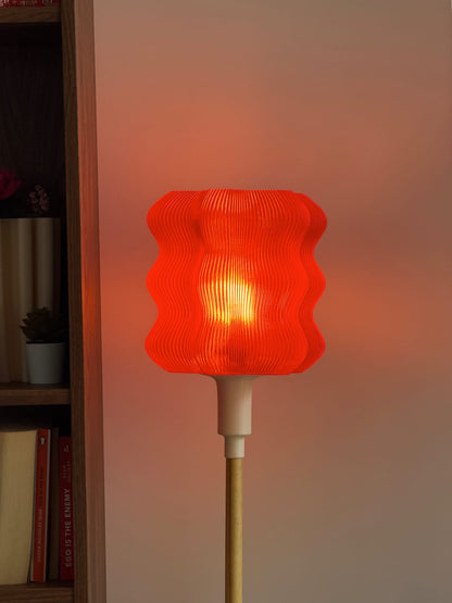 Ripple Wood Floor Lamp