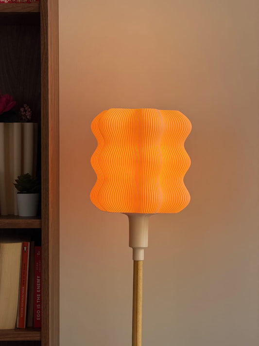 Ripple Wood Floor Lamp