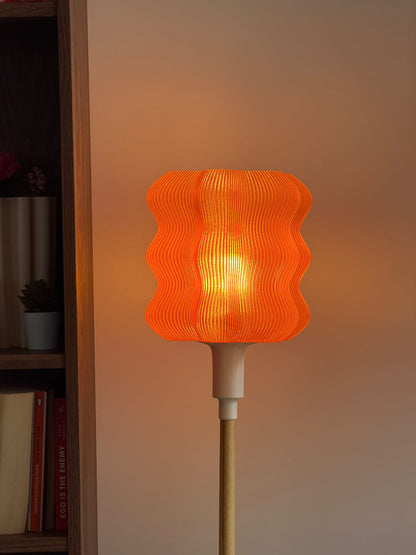 Ripple Wood Floor Lamp