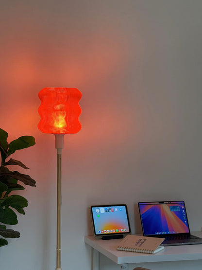 Ripple Wood Floor Lamp