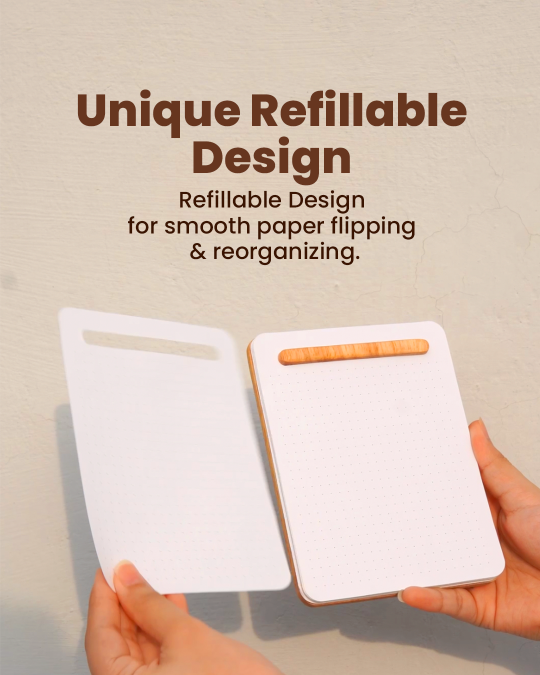 Refillable Wood Notepad 2.0