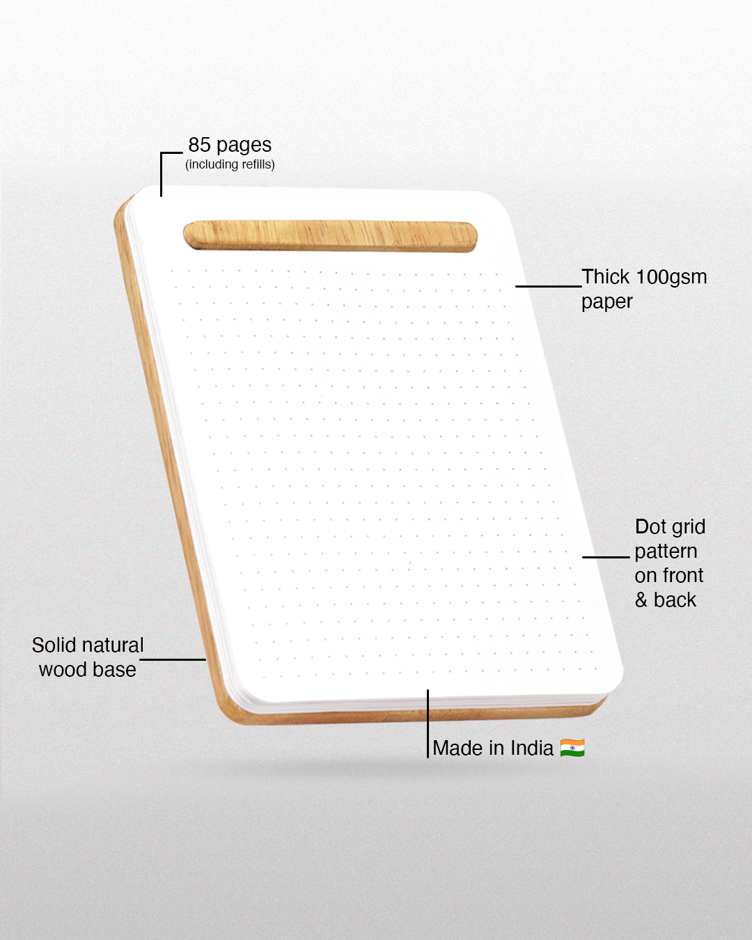 Refillable Wood Notepad 2.0