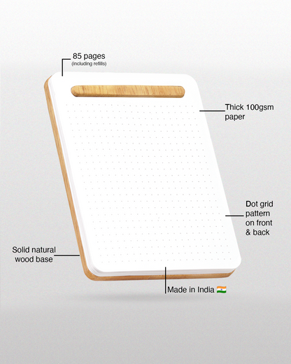 Refillable Wood Notepad 2.0