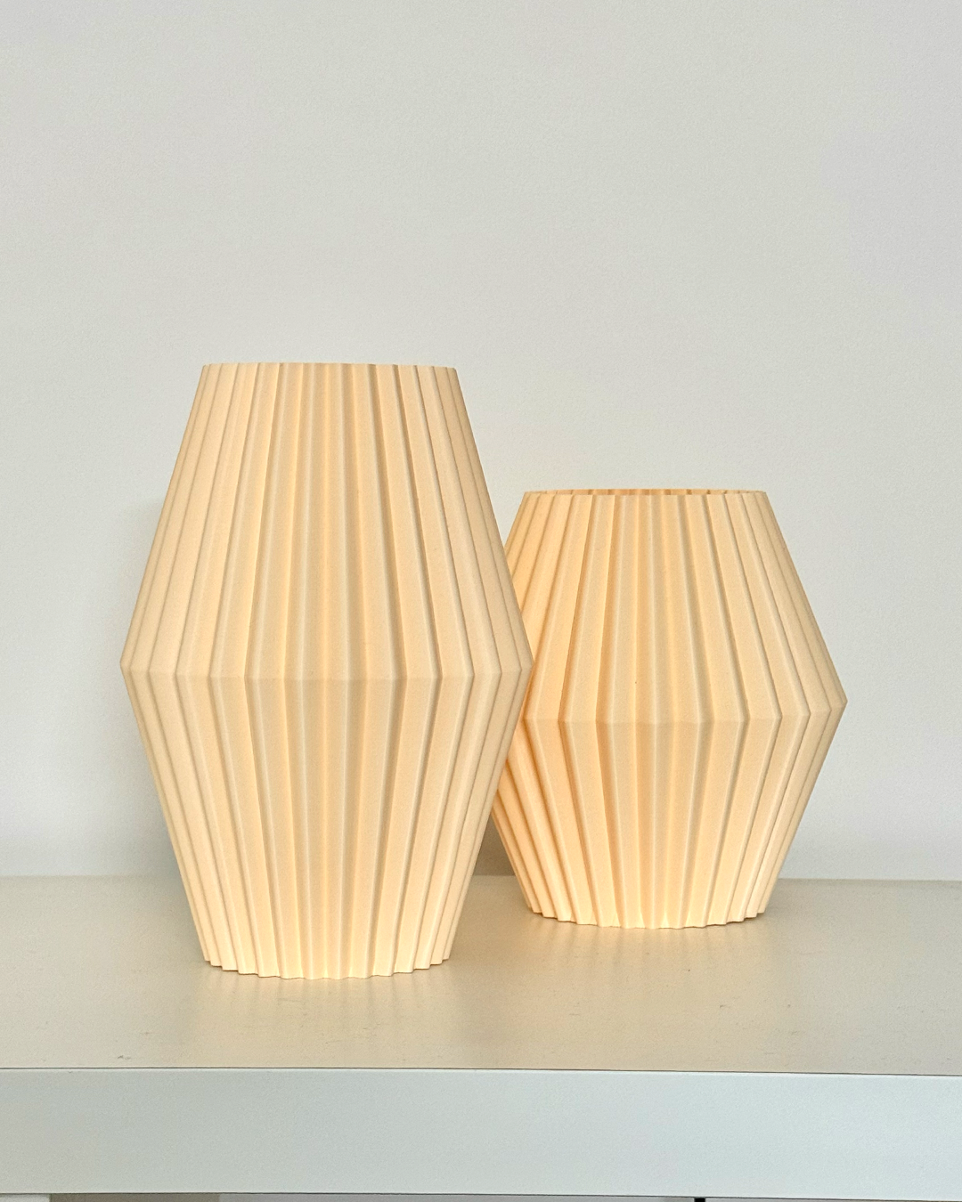 Origami Lamp Duo