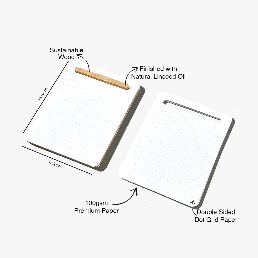 Refillable Wood Notepad 2.0