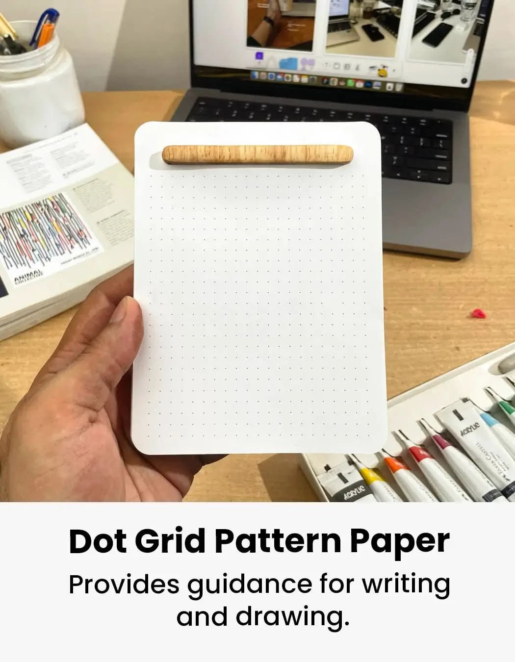 Wide Notepad Pattern Refillable Wood Notepad 2.0 – Dophari